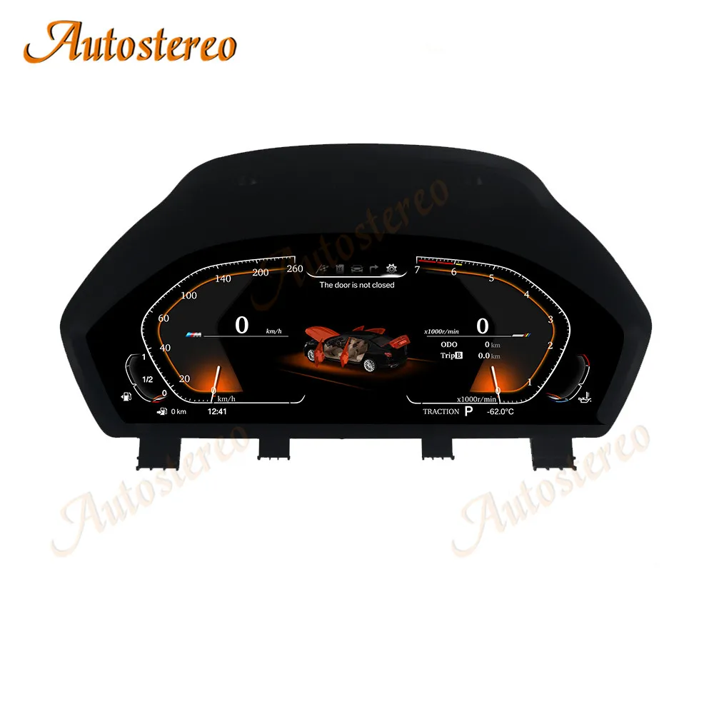 M Sport For BMW 3 F30 F31 4 F32 F33 F34 F36 Digital Cluster Virtual Cockpit Car Multimedia Player Dashboard Speed Meter Screen