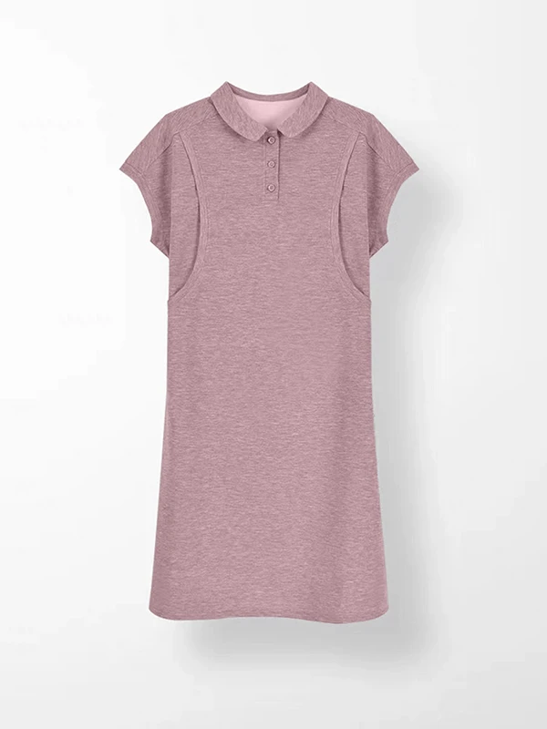 T-shirt décontracté en coton à col rond pour femme, coupe ample, style estival, tendance, jeune, mi-long