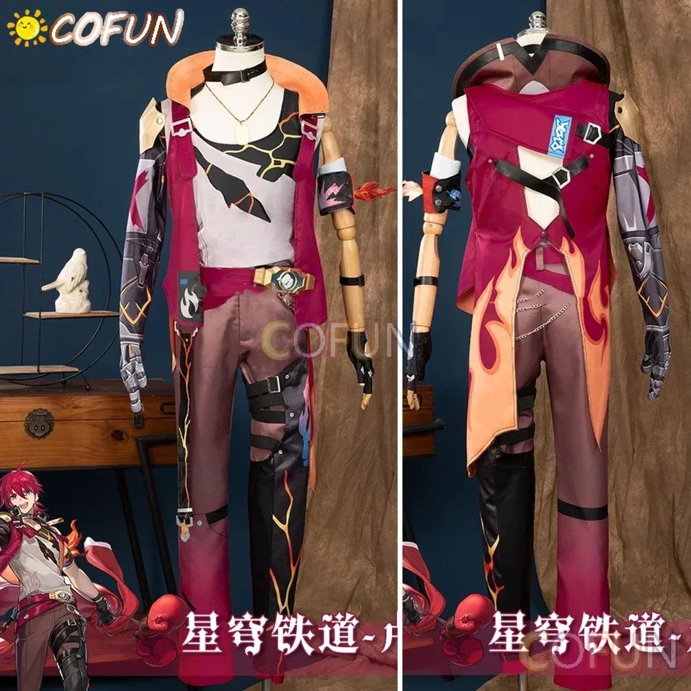 COFUN Game Honkai: Star Rail Luka Cosplay Costume Suit Handsome Uniform Halloween Carnival Party Role Play Outfit Men XS-3XL