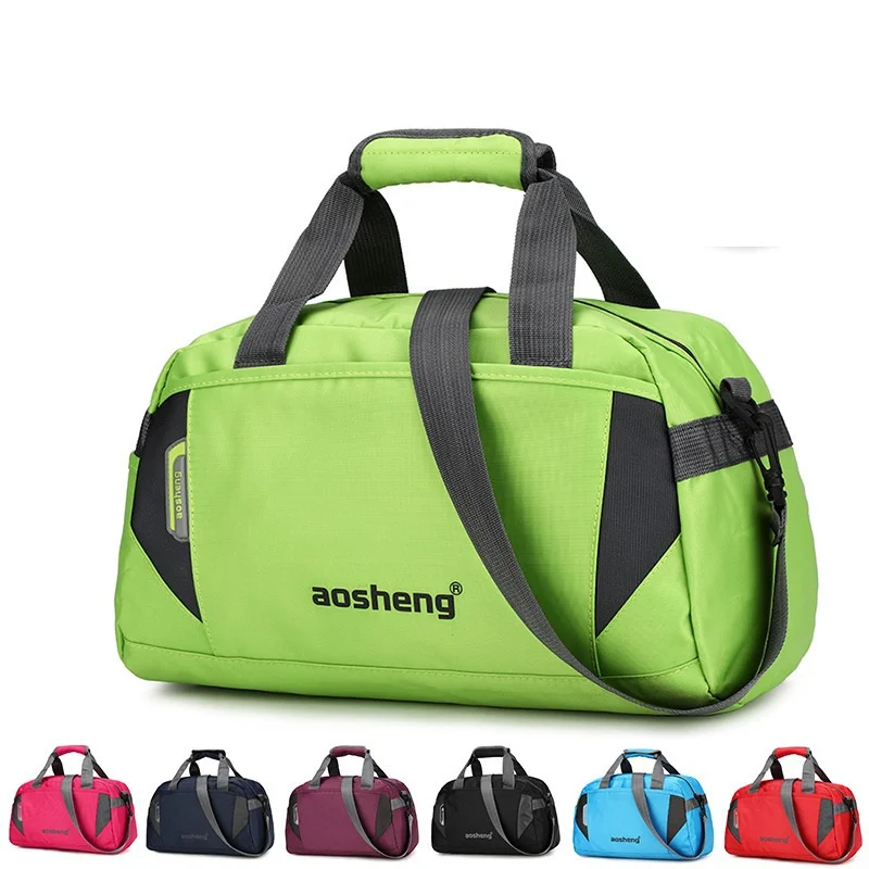 Fashion Men Women Training Gym Bag Nylon Ultralight Travel Sports Bags For Fitness Yoga Handbag Short Trip Luggage Handbag