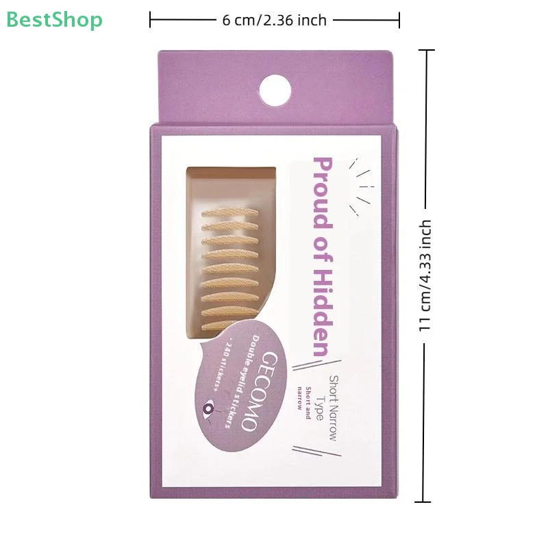 Rebecca90/240 ชิ้นที่มองไม่เห็น double eyelid patch ยาวนาน Shaping เหมาะสําหรับ Single Eyelid คนแต่งหน้าเครื่องมือ