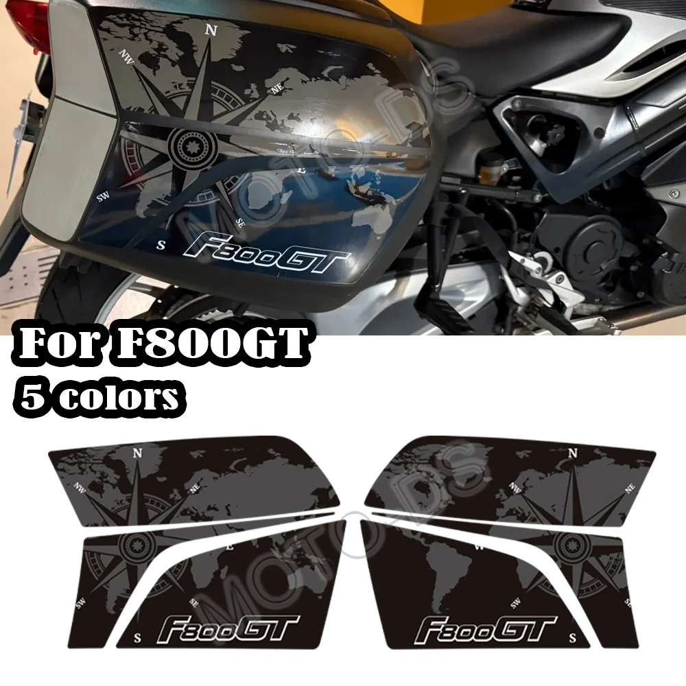 

For BMW F800GT F800 F 800 GT Motorcycle Tank Pad Trunk Luggage Stickers Side Top Cases Suitcase Trunk Toolbox Protector Decals