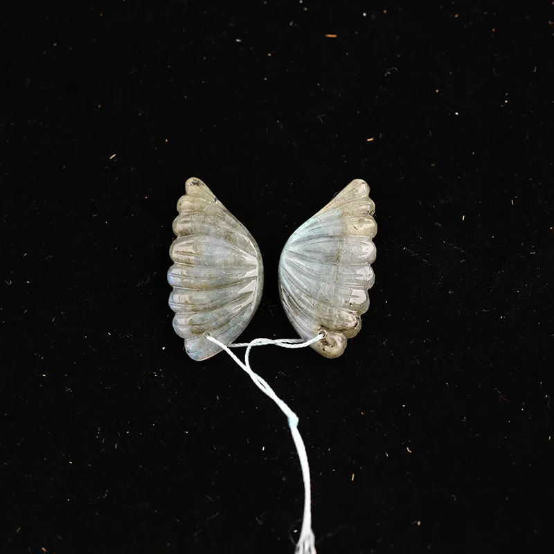 B&F Labradorite   Earring Beads for Jewelry Making, Handmade Natural stones beads, Stones for jewelry Making Supplies