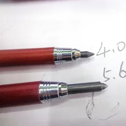 Wooden Pole Metal 4.0mm Pencil Lead Holder Sketch Drawing Design 4mm Mechanical Pencil 5.6mm Portaminas De 5.6mm Portaminas 4.0