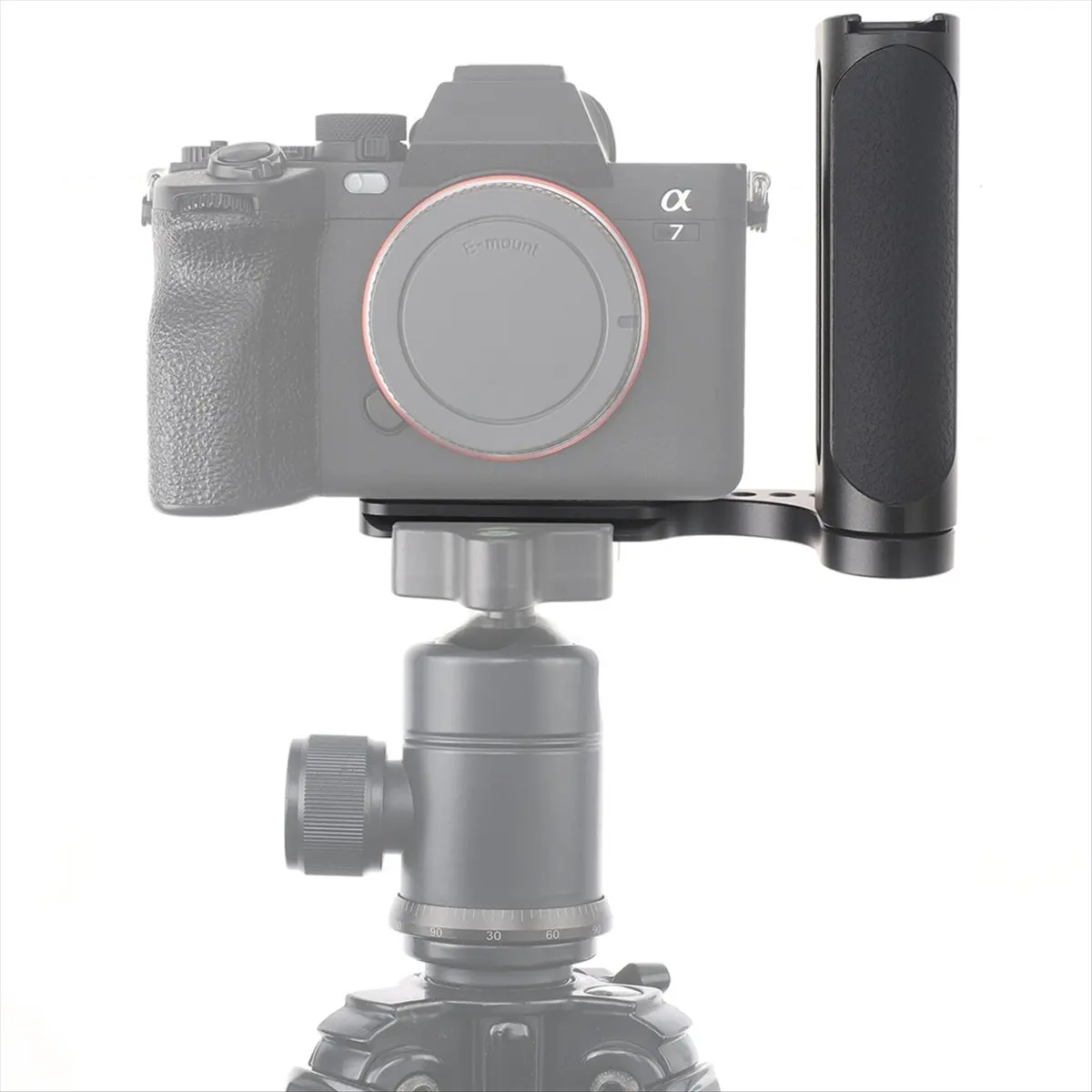 A26Z  Left Handle Hand Grip Quick Release L Plate for Camera Tripod