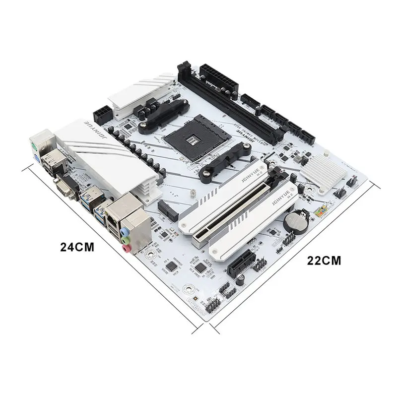 B550M Gaming ARGB Motherboard M-ATX, AMD AM4 4000 und 5000 Serie, 2xDDR4 Steckplätze 64G