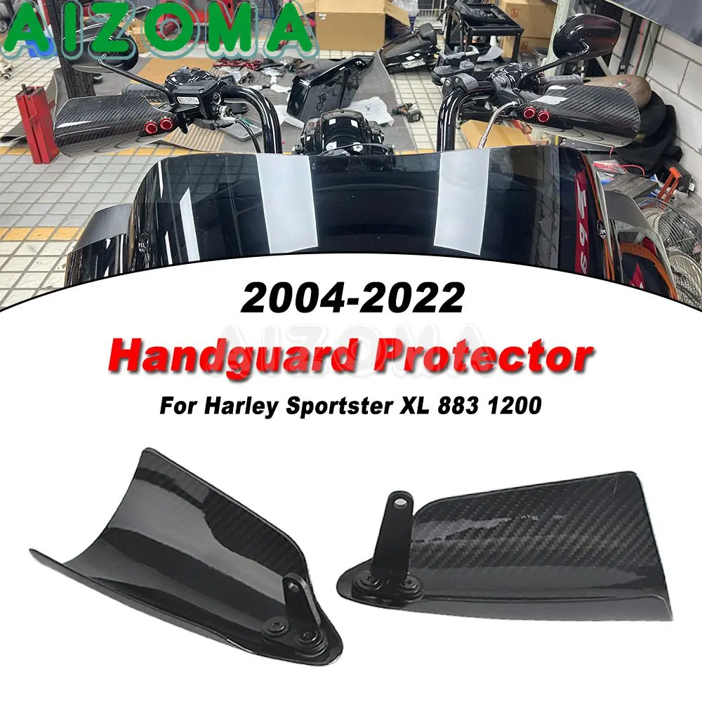 

Защита рук мотоцикла, защита от ветра, дефлектор для Harley Sportster XL 883 1200 R N L T C X R V CX 2004-2022