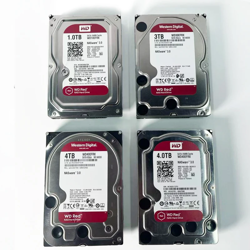 웨스턴 디지털 1TB 2TB 3TB 4TB WD 레드 NAS 메카니컬 하드 드라이브 5400 RPM 64MB SATA 3.5인치 NAS 전용 하드 드라이브 WD…