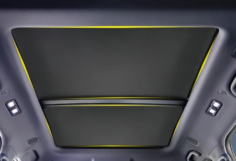 Car Sunroof Sunshade Fit for BYD Leopard 5 Leopard 8 Auto Car Roof Electrostatic Adsorption Sunscreen Curtain Car Upgrade Parts