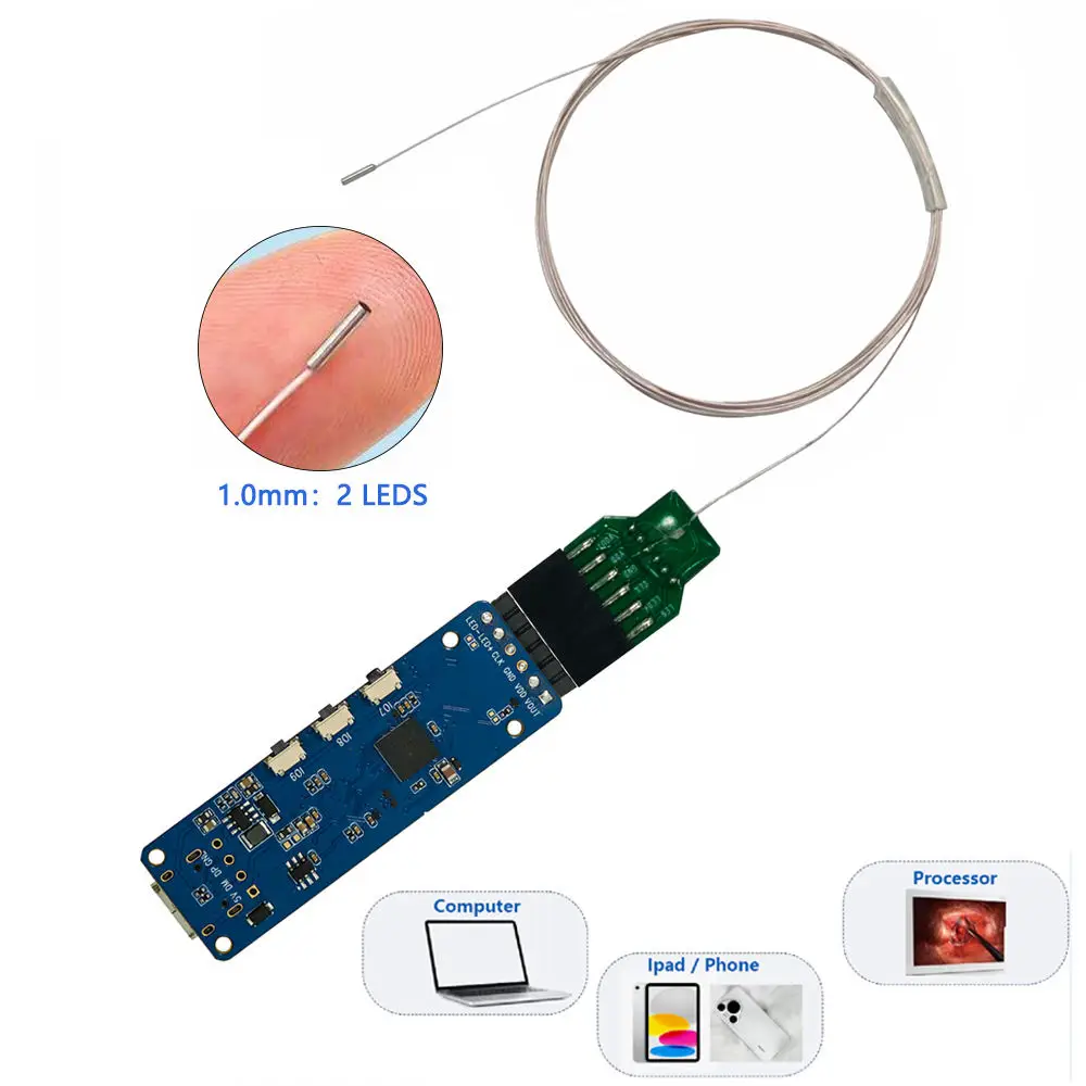 Digital Single-Use Endoscope System  OCHTA10 400x400 HD Ultra-Slim  Endoscope with USB Decoder Board  OEM/ODM