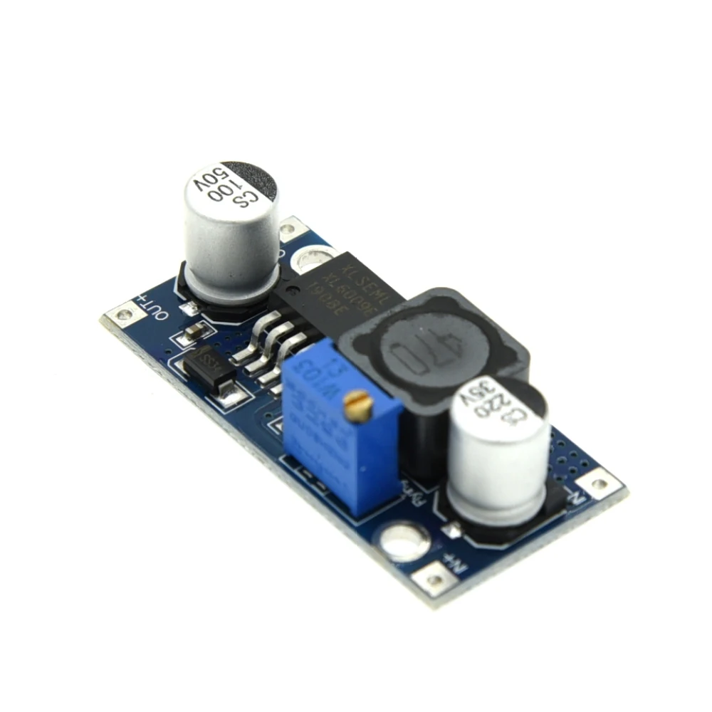 XL6009 4A Módulo Elevador 5-32V a 5-50V DC-DC - imagen 4