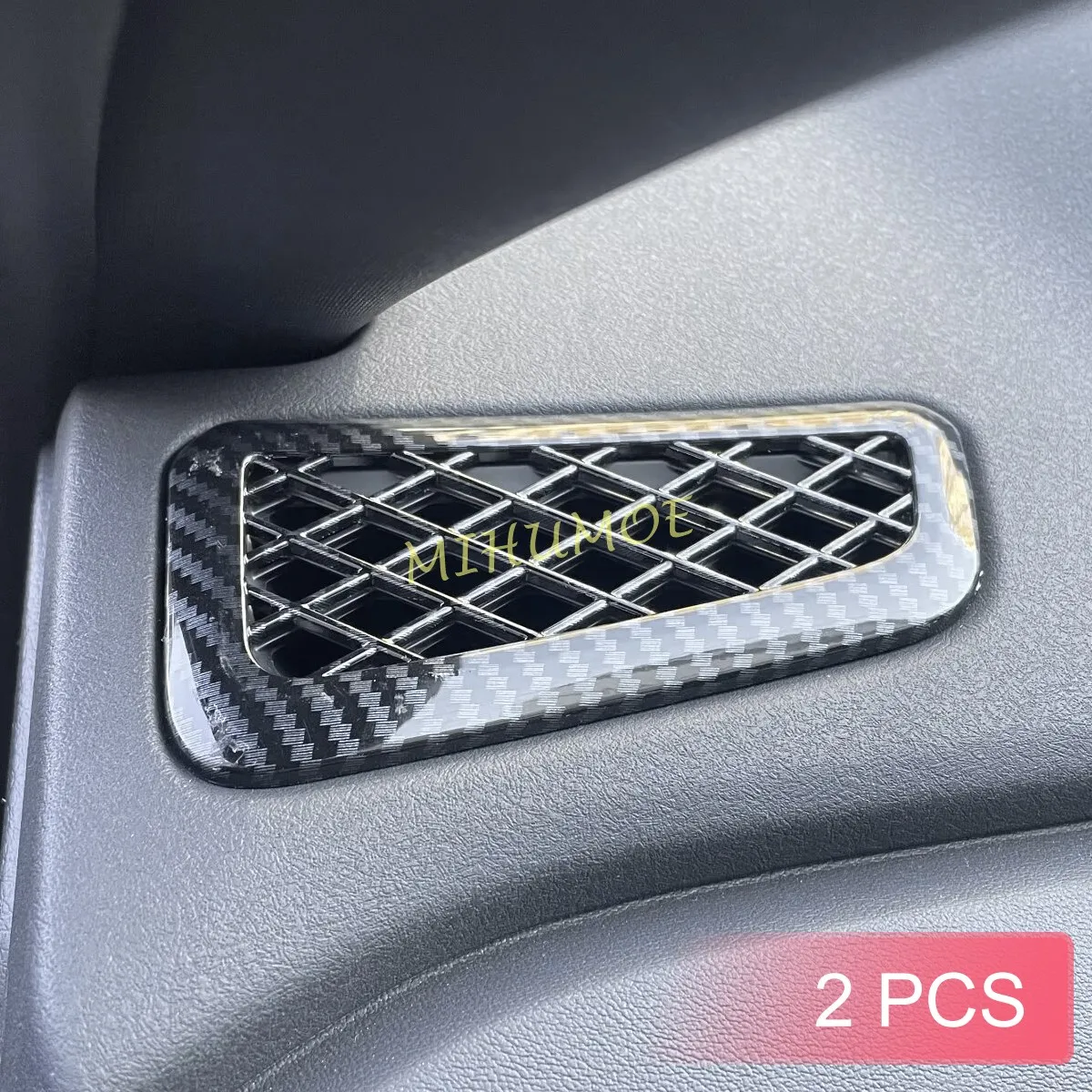 

For Honda Accord 2023 2024 2025 Carbon Fiber Center Console Air Vent Cover Trims Accessories