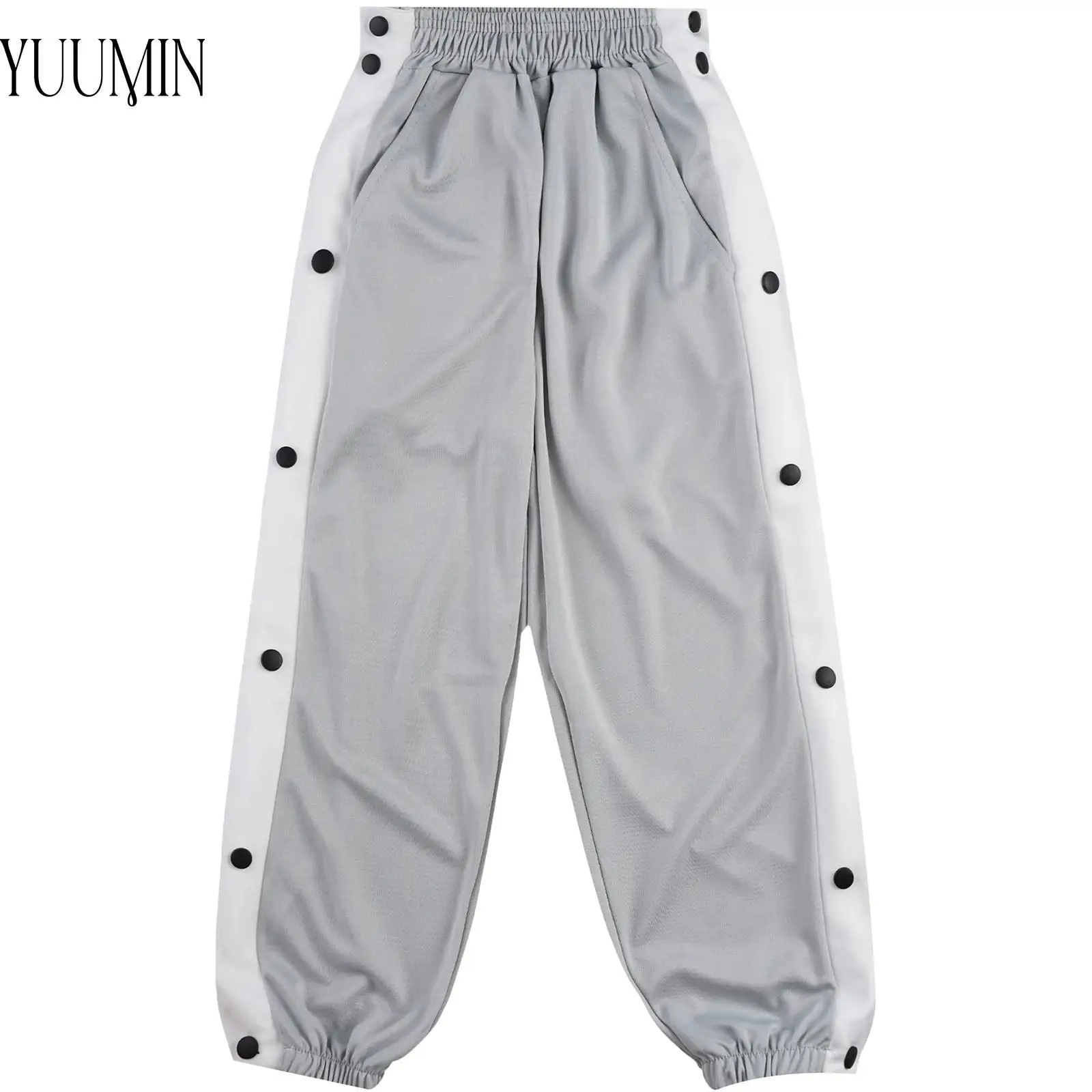 

Boys Sweatpants Fashion Sportswear Drawstring Straight Track Pants Casual Loose Trousers Mesh fabric Breathable quick drying