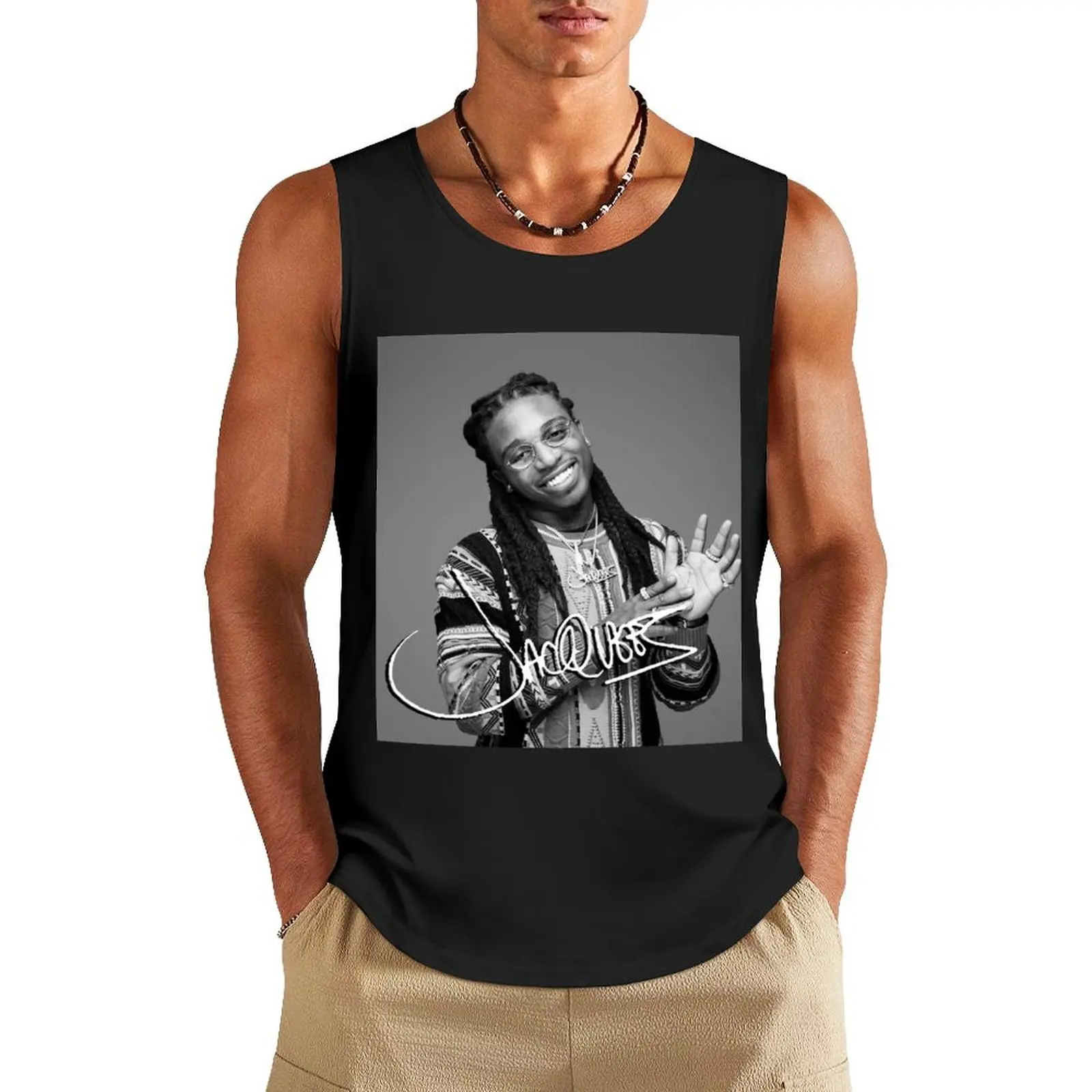 

Tenjaq King of R & B American Tour 2019 2020 Tank Top T-shirt men Vest male