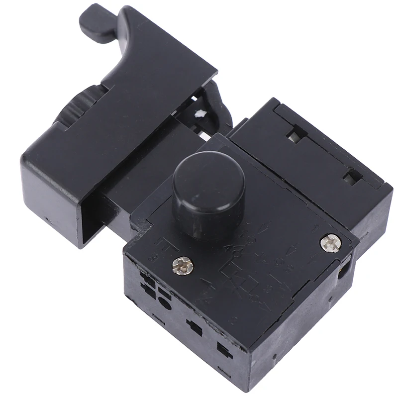 1 Pc FA2-6/1BEK Lock On Power Tool Electric Drill Speed Control Trigger Button Switch 6(6)A 250V 5E4