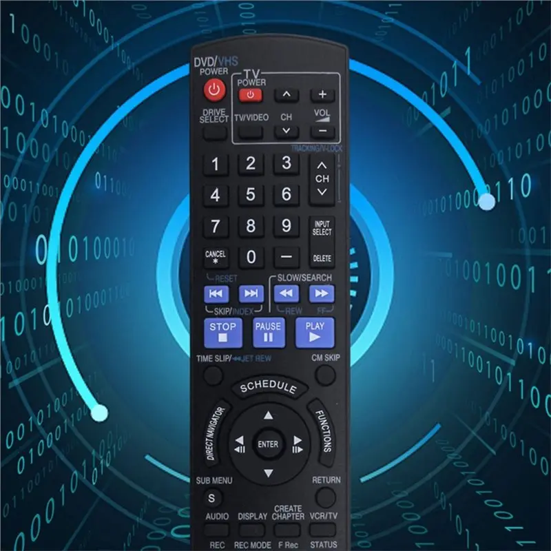 LXYB18B Replace Remote Control For Panasonic DVD VCR Recorder Player
