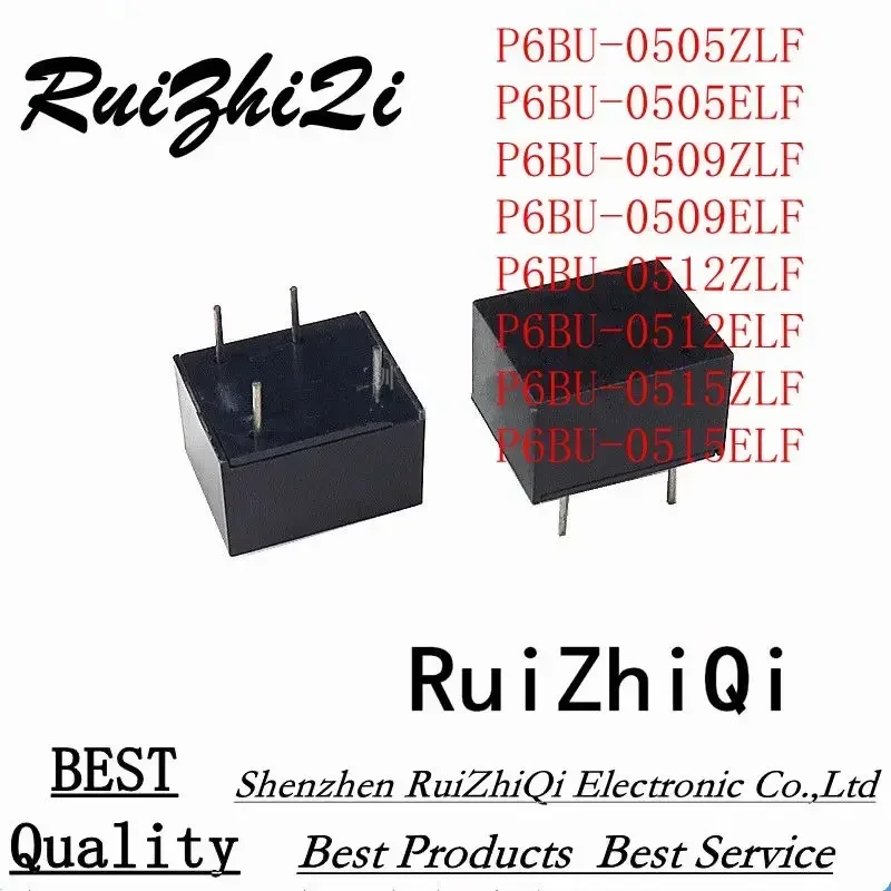 

10 шт./лот P6BU-0505ZLF P6BU-0505ELF P6BU-0509ZLF P6BU-0509ELF P6BU-0512ZLF P6BU-0512ELF P6BU-0515ELF P6BU-0515ZLF