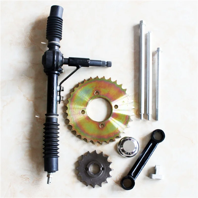 

ATV Body Steering Wheel Assy 530 Chain Sprocket Bolt Nuts Kit