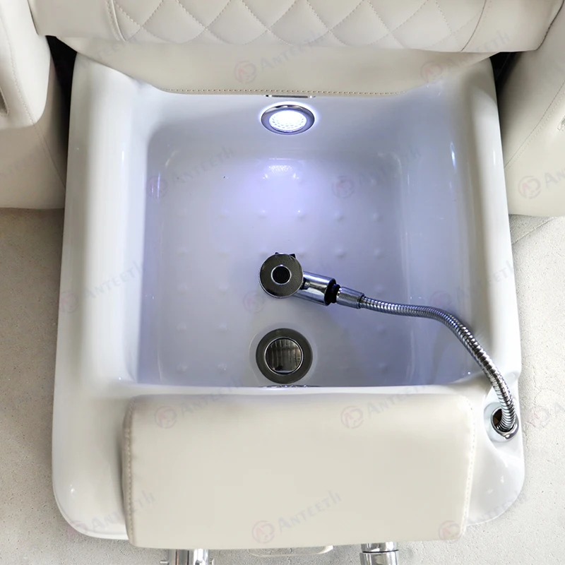 Anteeth Massagem e Pedicure Cadeiras, Luxo Manicure Cadeira, Ajuste Encosto, Nail Salon Móveis