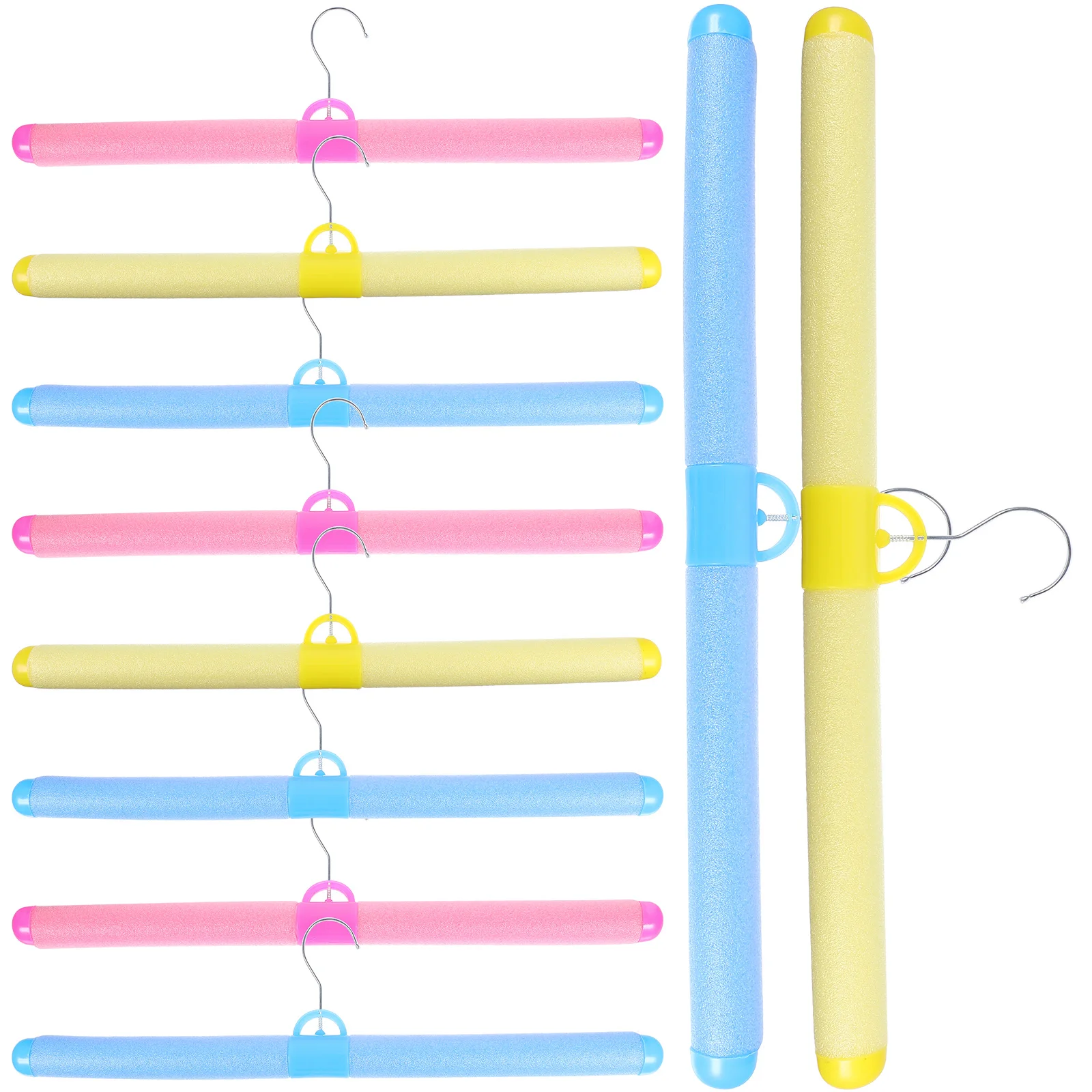 

10pcs Duty Youth Child Suit Clothes Youth Hangers Rack Nonslip Coat Hanger Plastic Hangers Space Saving Closet