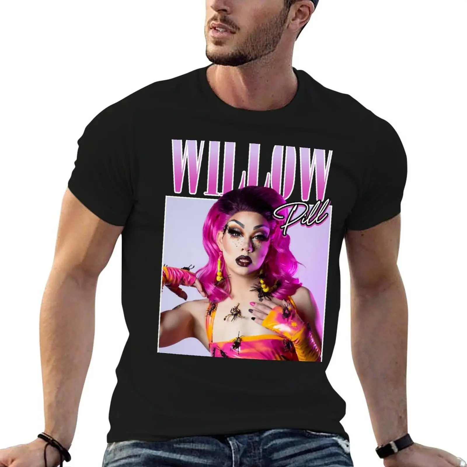 WILLOW PILL 2 T-Shirt t shirts for man pack cotton g man t shirts for men T-Shirt