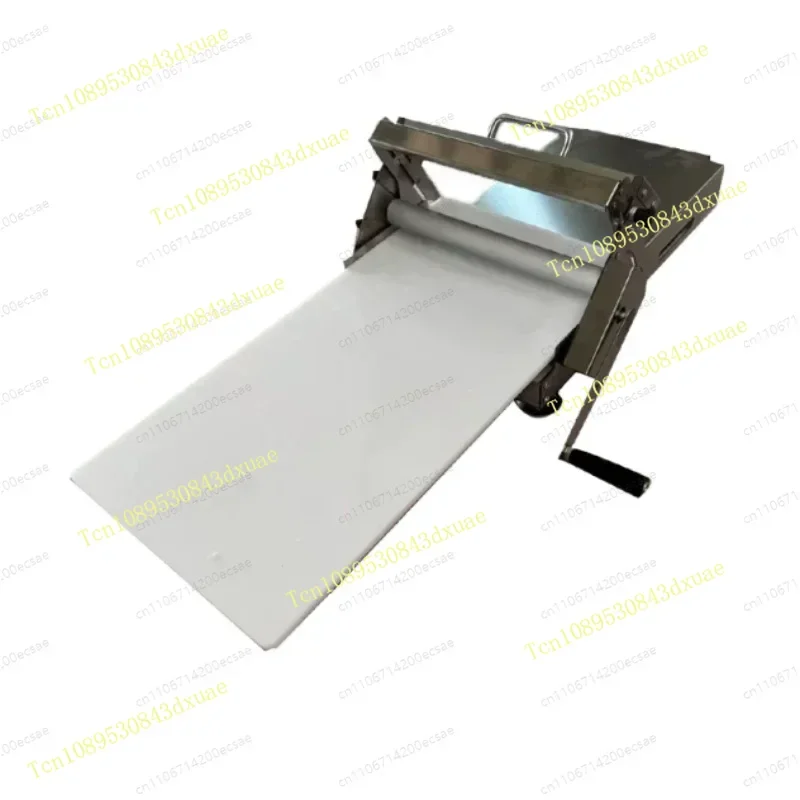 Small Foldable Manual Dough Sheeter for Home, Hand Crank Puff Pastry Maker for Croissants & Tart Shells