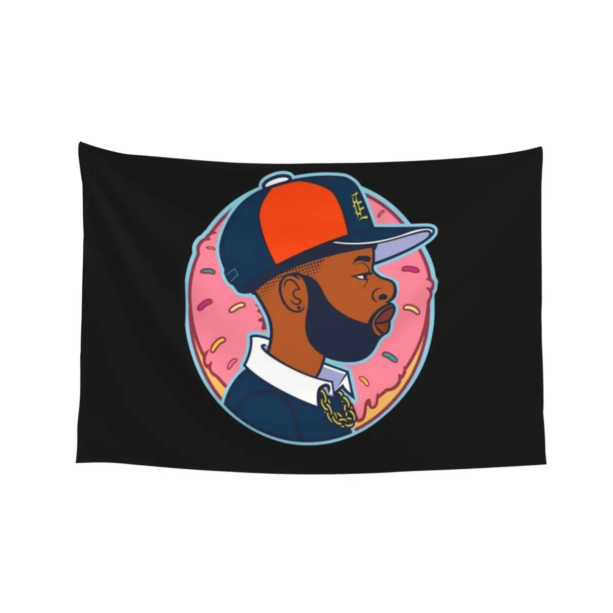 

Dilla s Donut Tapestry Art Mural Aesthetic Room Decoration Wall Decor Room Decoration Accessories Tapestry
