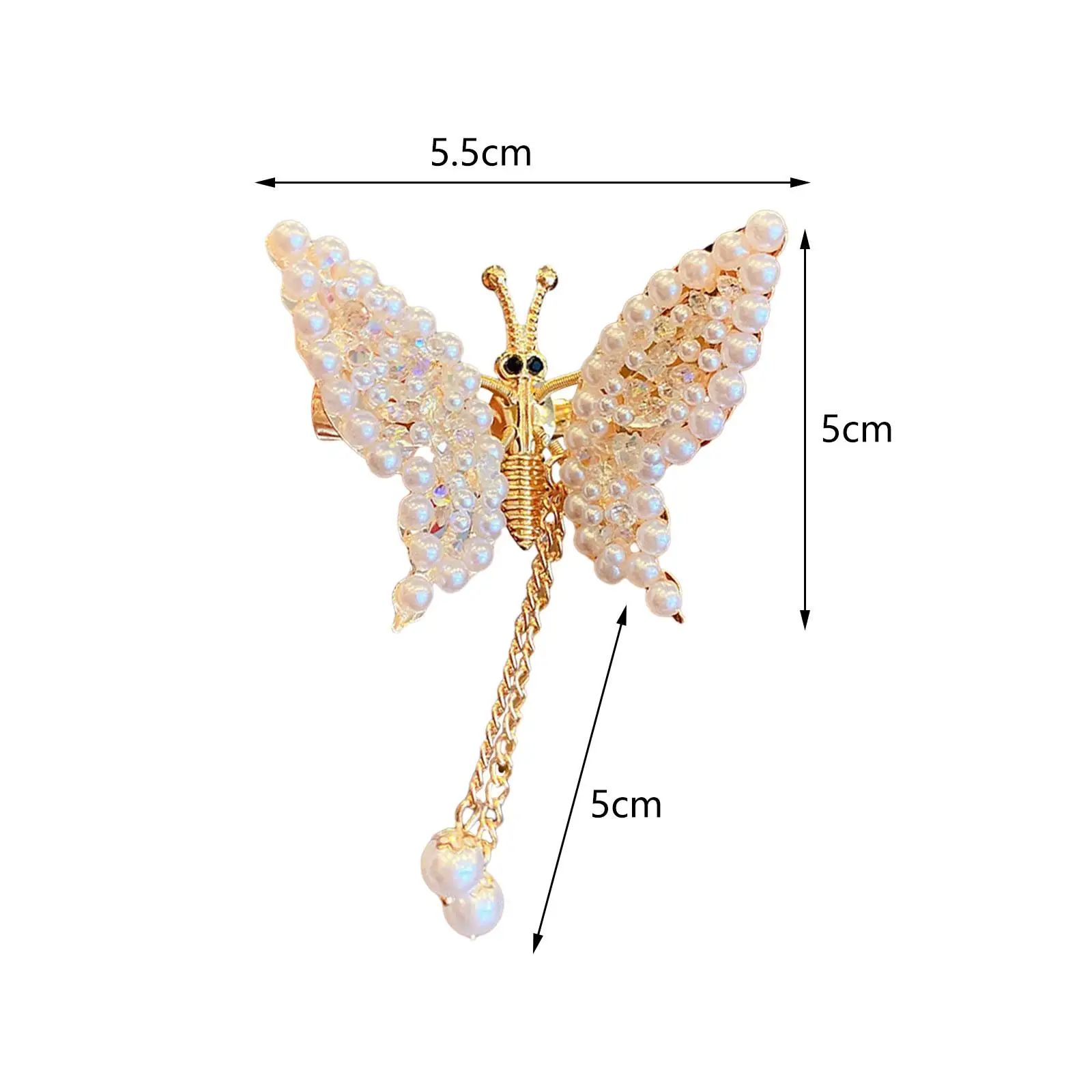 2шт движущиеся заколки для волос в виде бабочки декоративные заколки для волос в форме бабочки
