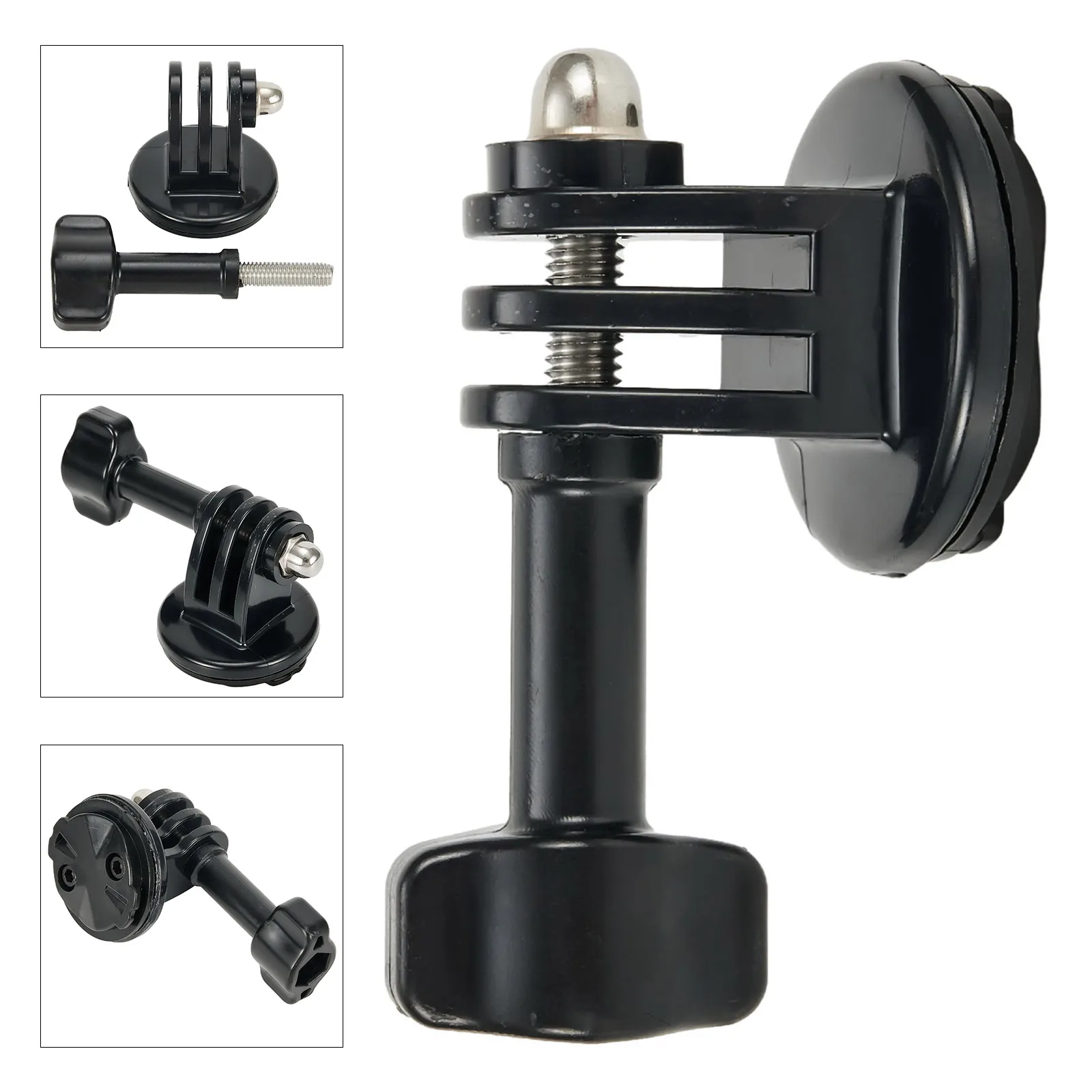 Male Holder Camera Mount Outdoor 60x32mm Adapter Bicycle Black Convert Cycling Electronics Weight 22g Practical