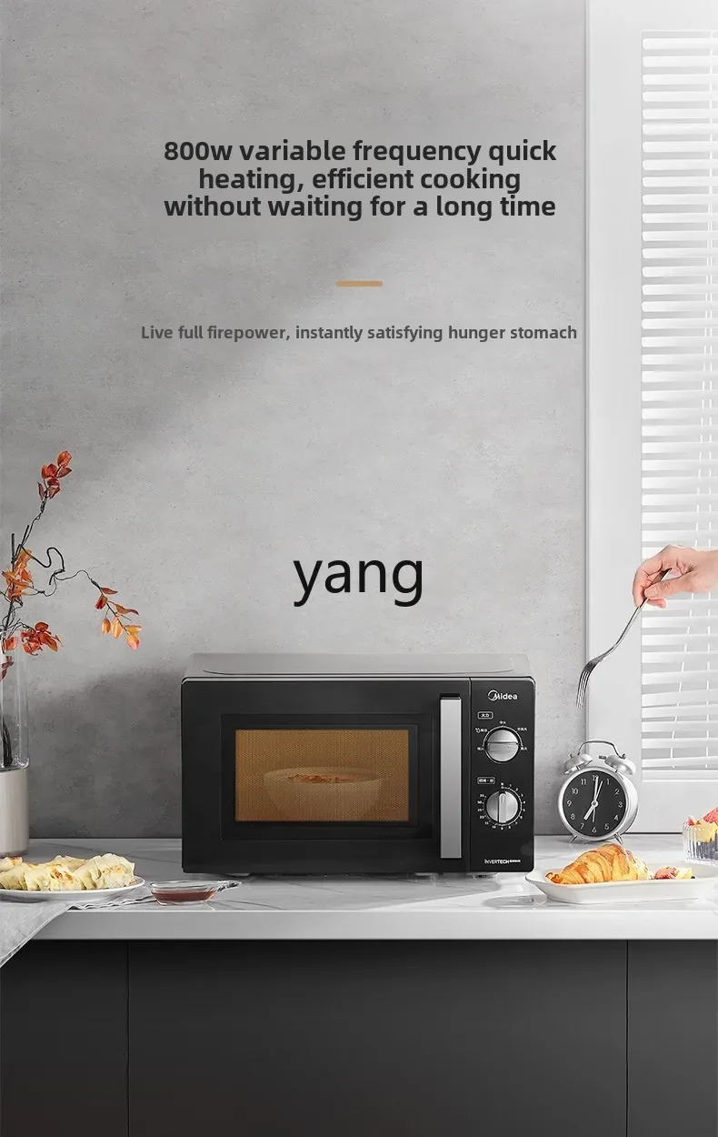 CX  frequency conversion microwave oven household small mechanical glass turntable multi-function
