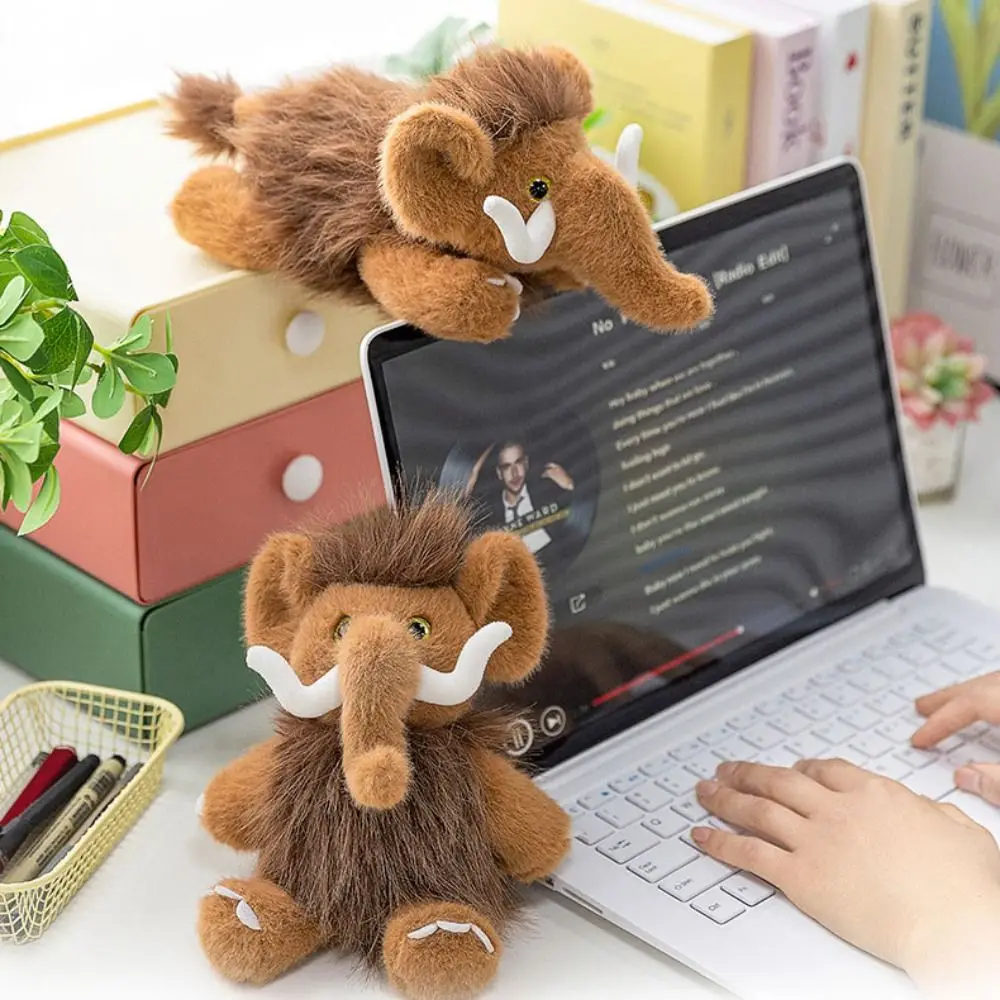 Simulação elefante simulação mamute brinquedos de pelúcia pelúcia pp algodão realista mamute brinquedo de pelúcia animal de pelúcia macio