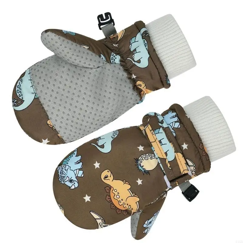 

Kids Winter Snow Mittens Water Resistant Warm Ski Gloves Cold Weather Sports Gloves for Children Outdoor Activity