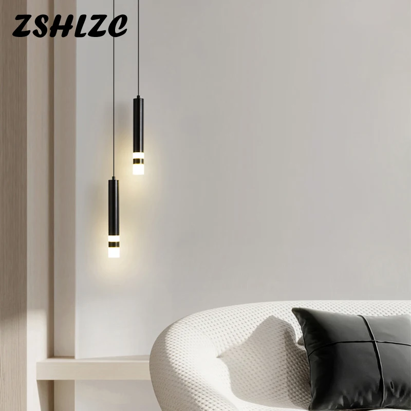 Full Copper Pendant Lights Simple LED Chandeliers For Living Room Bar Shop Bedroom Bedside Lights Home Decor Hanging Lighting