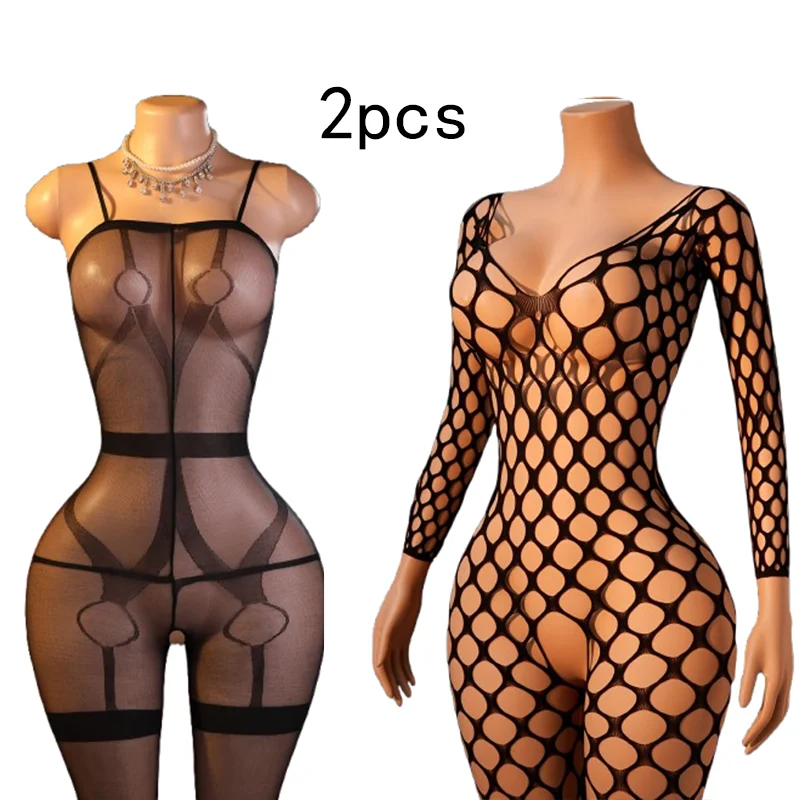 Lingerie - Dwuczęściowy zestaw – seksowne body dla