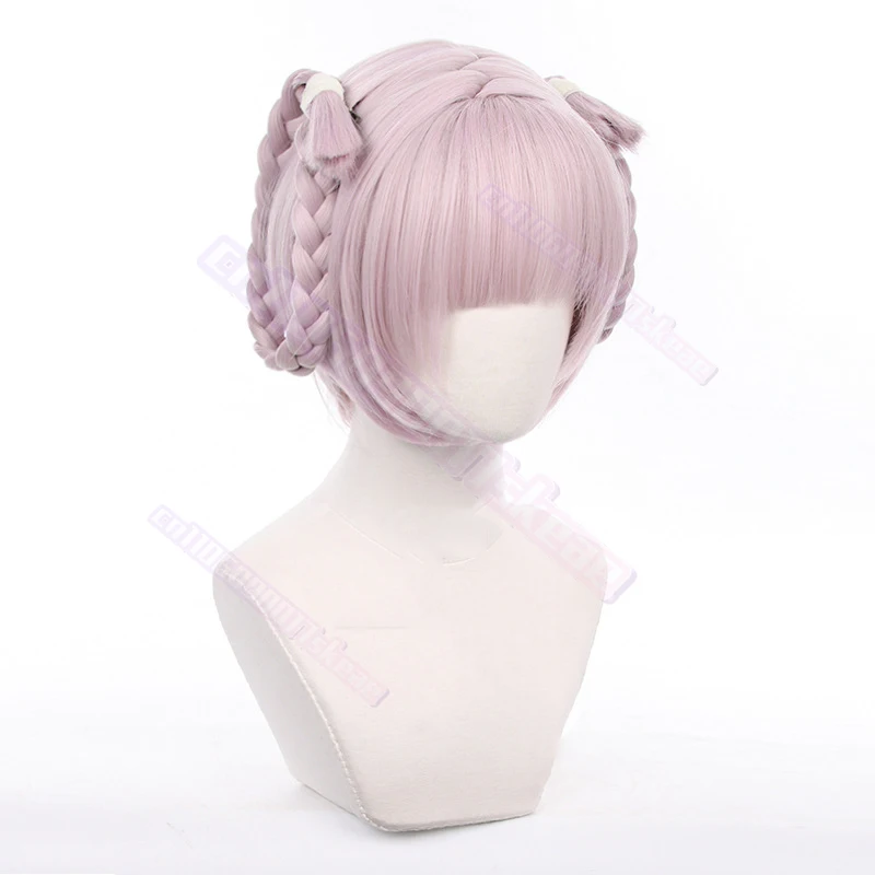 Anime Call of the Night Nazuna Nanakusa ‌   Peruka do Cosplay Różowy Warkocz Yofukashi no Uta Odporna na Ciepło Syntetyczna Peruka Halloween