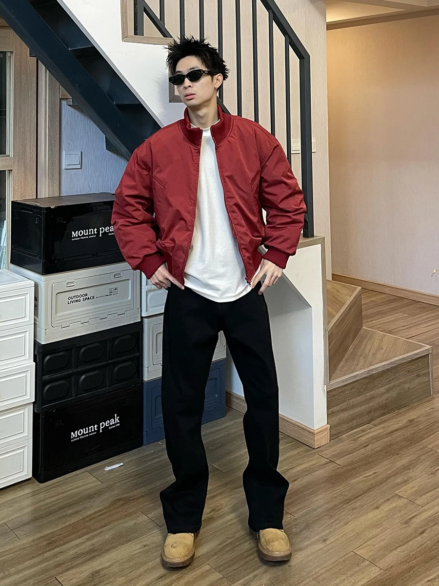 

Мужские джинсы Cleanfit прямого кроя, зауженные, весна-осень, в американском уличном стиле, с подкладкой из флиса, модные