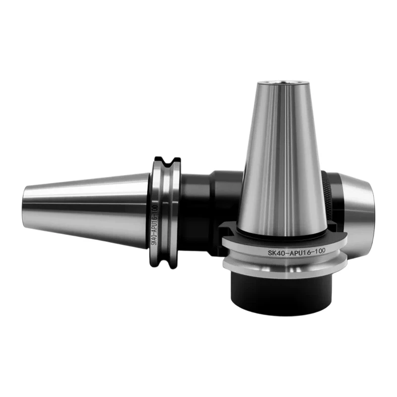 High Precision SK-APU Integrated Drill Chuck DIN69871 Taper SK40 SK50 JT40 JT50 APU08 APU13 APU16 1-13mm 1-16mm CNC Tool Holder