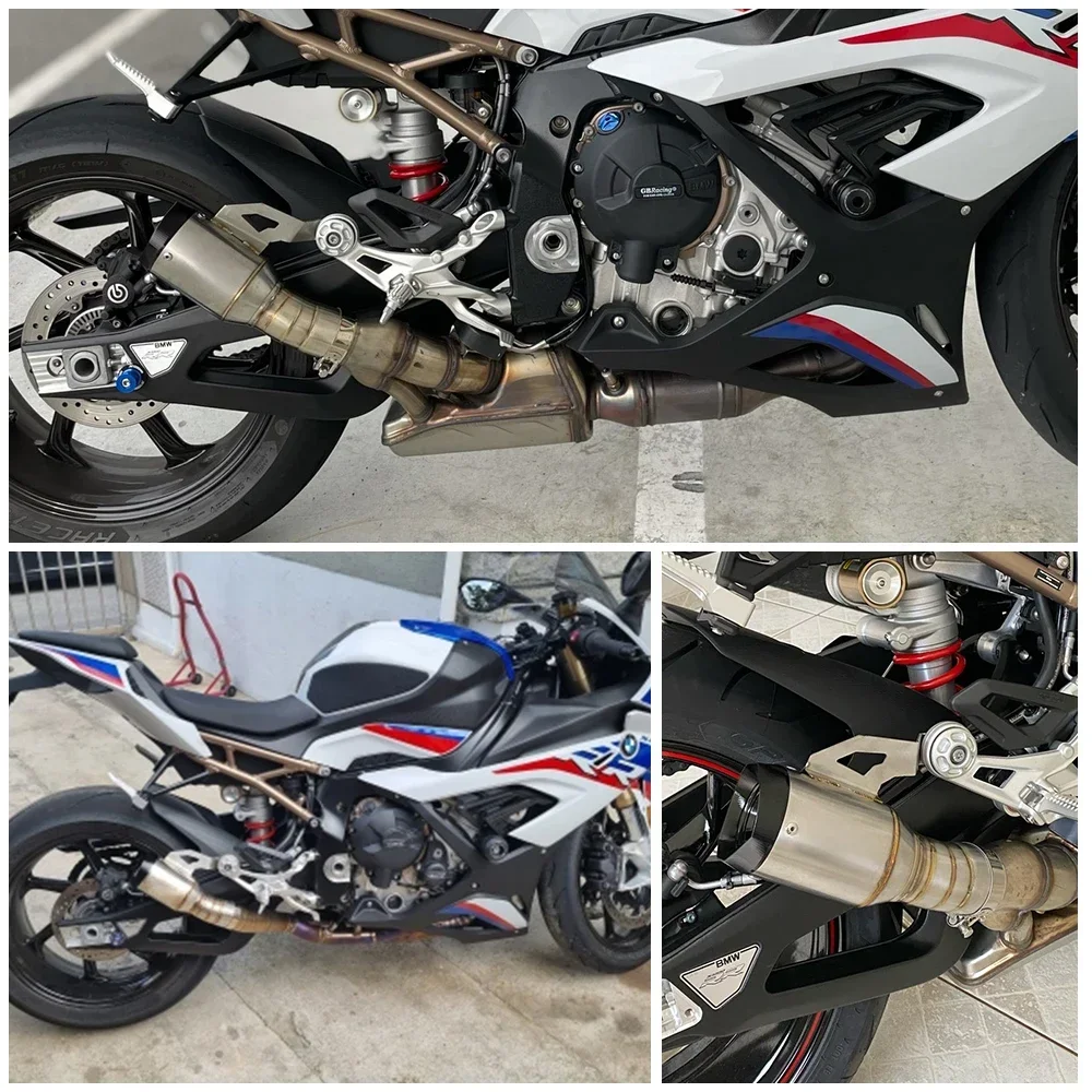

S T Slip On For S1000RR S1000 RR 2019 2020 2021 2022 2023 Motorcycle Exhaust Escape System Modify S1000RR Exhaust