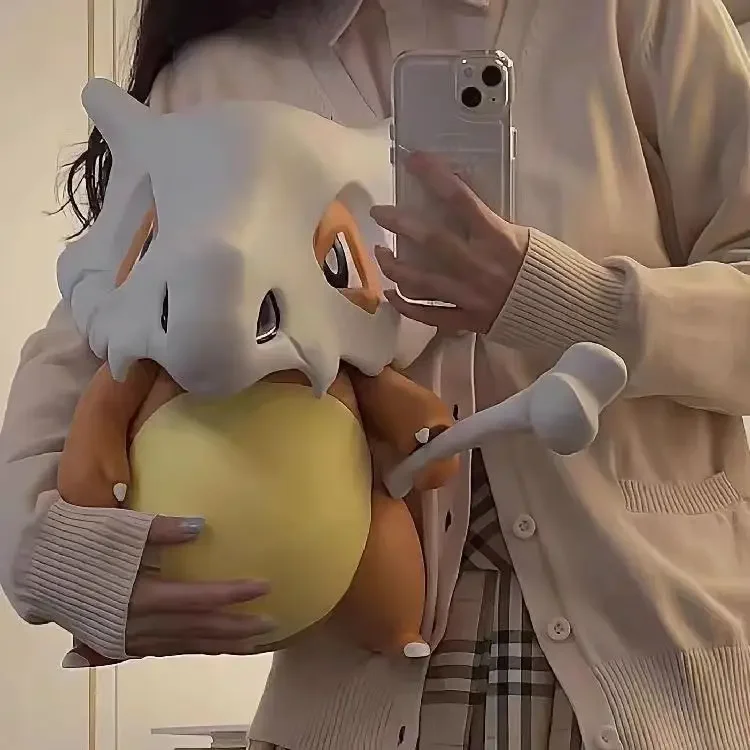 Figuras de Anime de Pokémon, accesorios decorativos de 16cm versátiles, chasis de dormitorio de niño, Cubone, Pikachu, Squirtle, adorno Kawaii