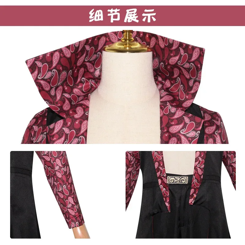 Sky06 películas Dracule Mihawk disfraz de Cosplay capa con cuello levantado gabardina estampada hombre adulto traje de Carnaval de Halloween Ne66lU &