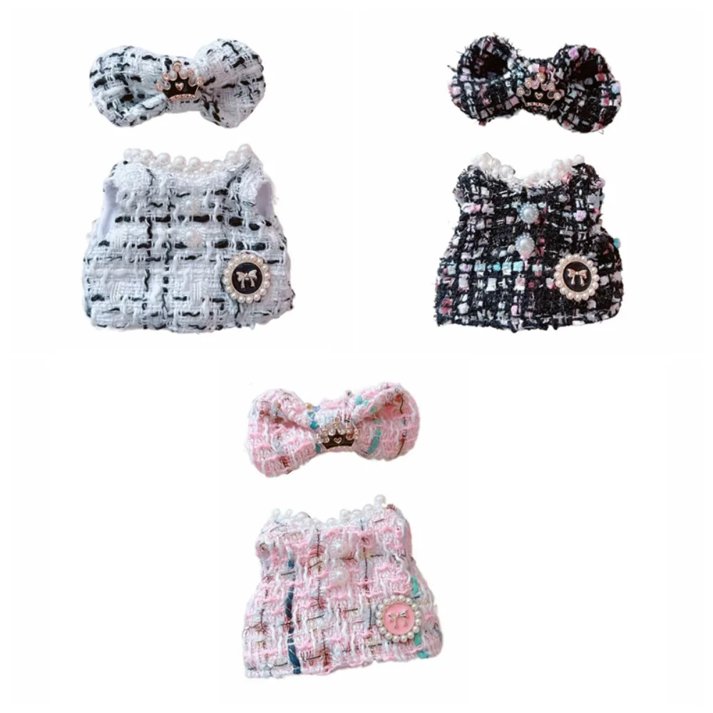 Vestiti per bambole in cotone stile lusso da 10 cm Accessori per giocattoli Gonna per ragazza Abito per bambola in cotone Abito per bambola in cotone carino multicolore