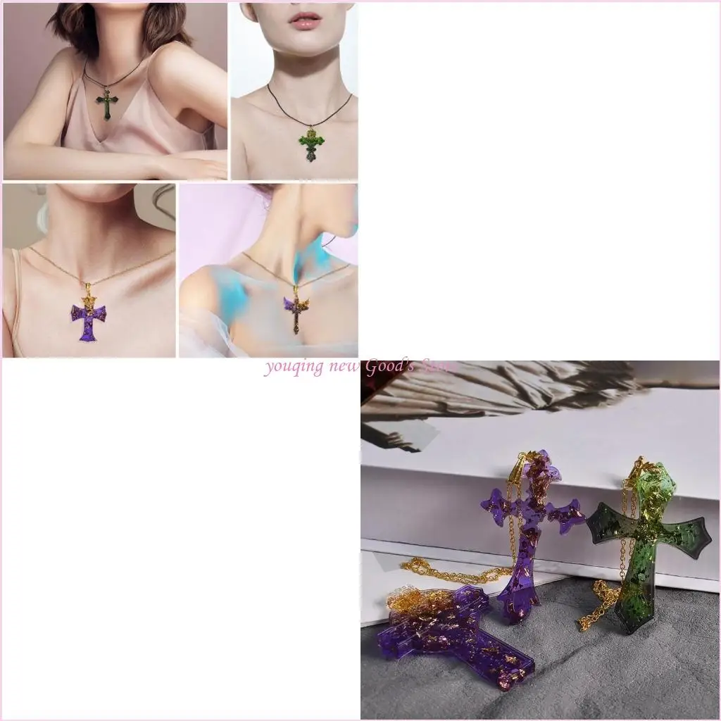 

57QA Silicone Keychain Jewelry Molds Diy Pendants Geometric Earrings Collection Mold