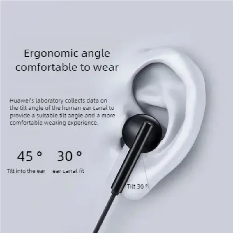 NEW Original Huawei CM33 Type-c Wired Earphone Volume Control In Ear Sports Headset With Mic For MI and Huawei