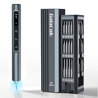 Galacok 49 in 1 Cordless Electric Screwdriver Set with S2 Magnetic Bits 5 Torque Settings Multi-Function Precision Power Tool