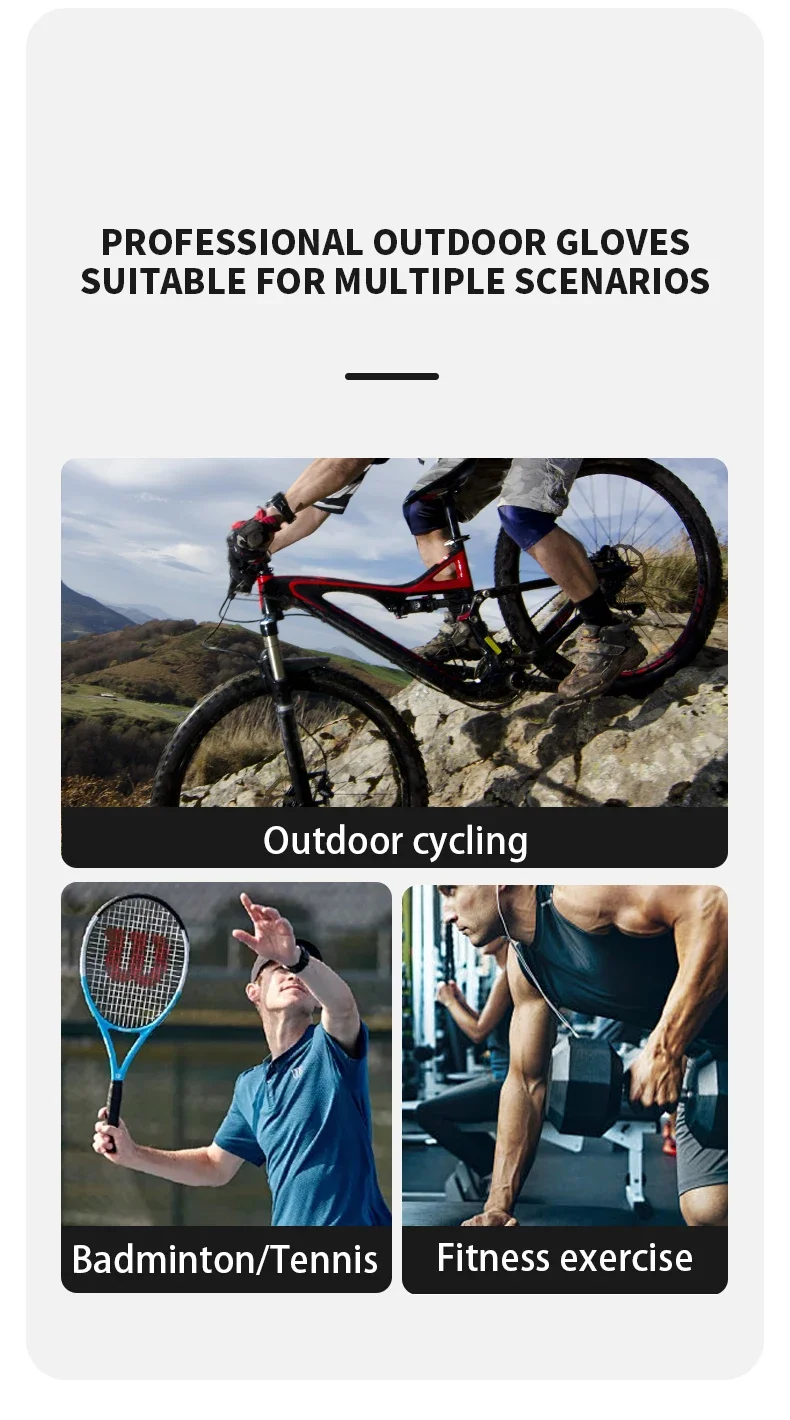 TOSUOD Winter-Fahrradhandschuhe MTB Vollfinger-Fahrradhandschuhe Touchscreen-fähig Rutschfeste Silikon-Handflächenauflage Fahr- und Reithandschuhe – Detail 15