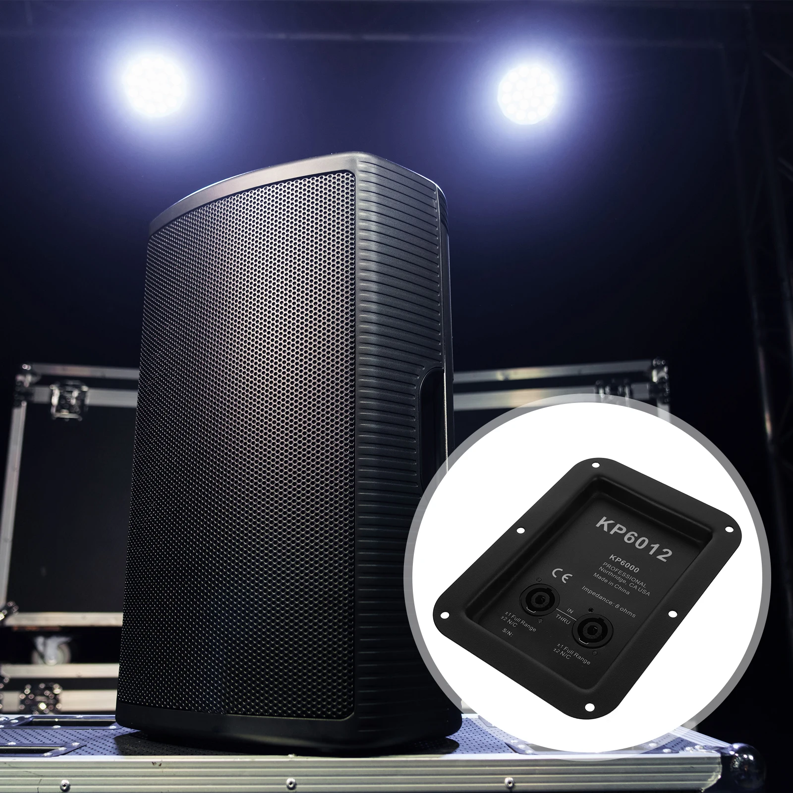 

Speaker Binding Post Plate Speaker Accessories Junction Box Loudspeaker Plate Terminal Connector Holder for Stage Audio Parts