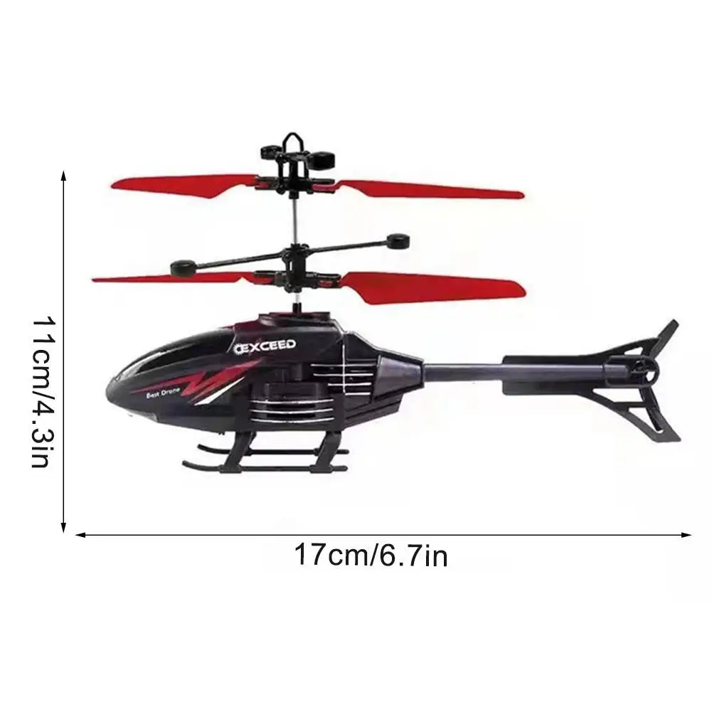 Remote Control Helicopter 2 Channel RC Helicopter Toys for Kids Flying Toys Infraed Induction Suspension Aircraft Charging Gifts