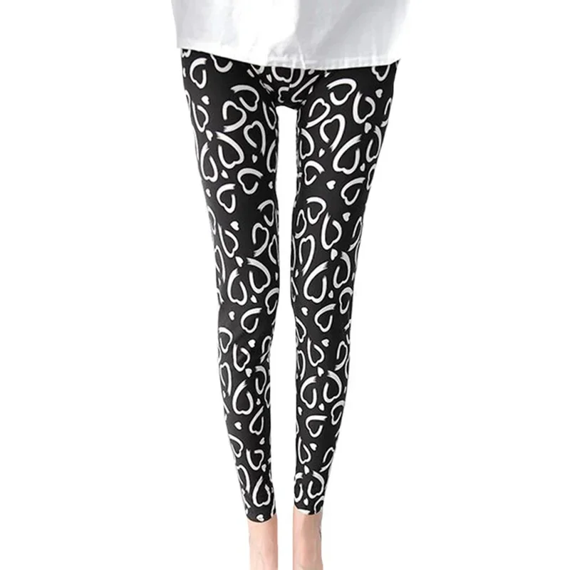 

Printing Women Leggings Gym Sportswear Female Ankle Length Floral Pencil Pants Fitness Leggins Strech Legging