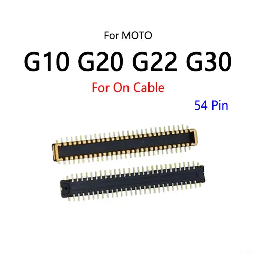 10PCS For Motorola Moto G10 XT2127 G20 XT2128 G30 XT2129 G22 E20 LCD Display Screen FPC Connector Port On Mainboard / Flex Cable - Image 2