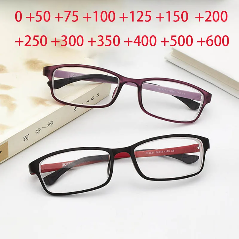 Unique Tungsten Carbon Plastic Eyewear Frame with Reading Lens for Men and Women +1 +1.5 +2 +2.5 +3 +3.5 +4 +4.5 +5.0 +5.5 +6.0